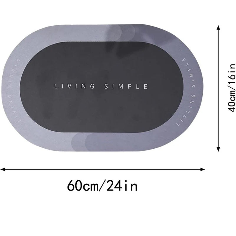 🏠 Alfombra Antideslizante HOME™ – Absorbente, Suave y Moderna