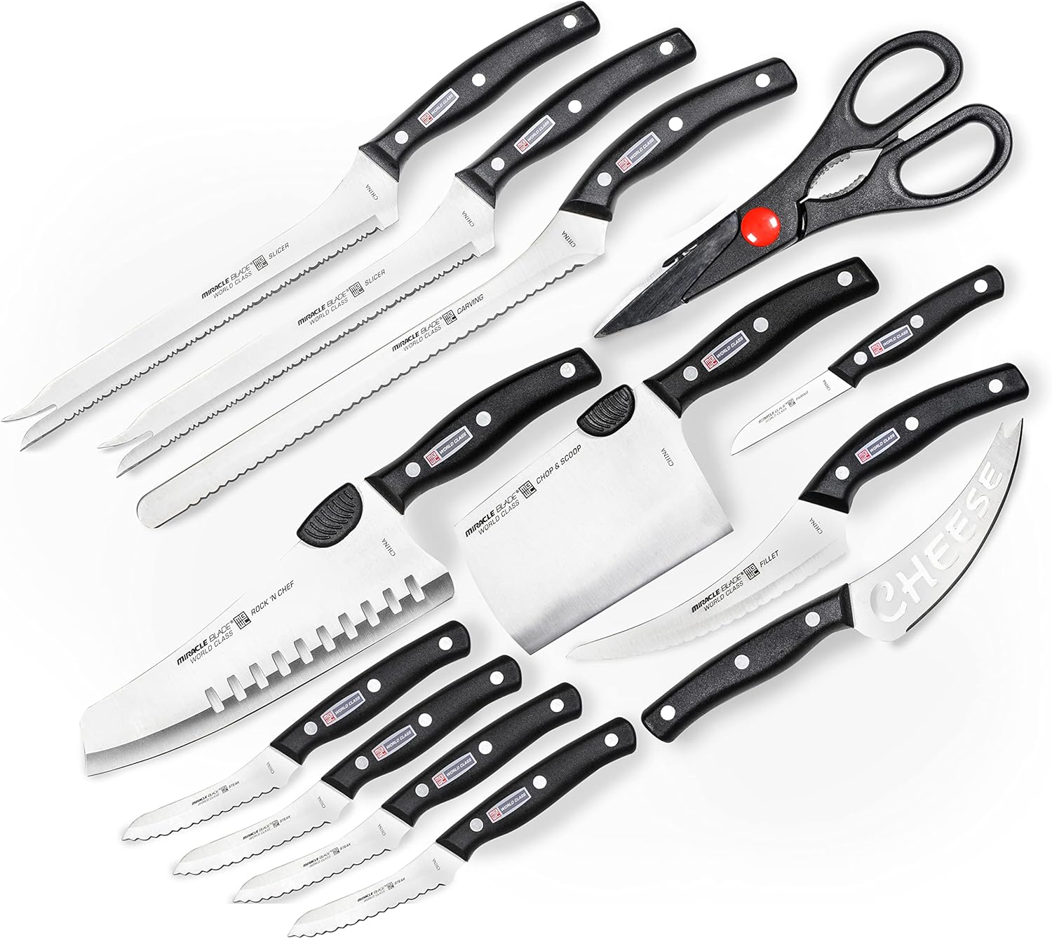 MiracleBlade™ – Set de Cuchillos Profesionales (13 Piezas)