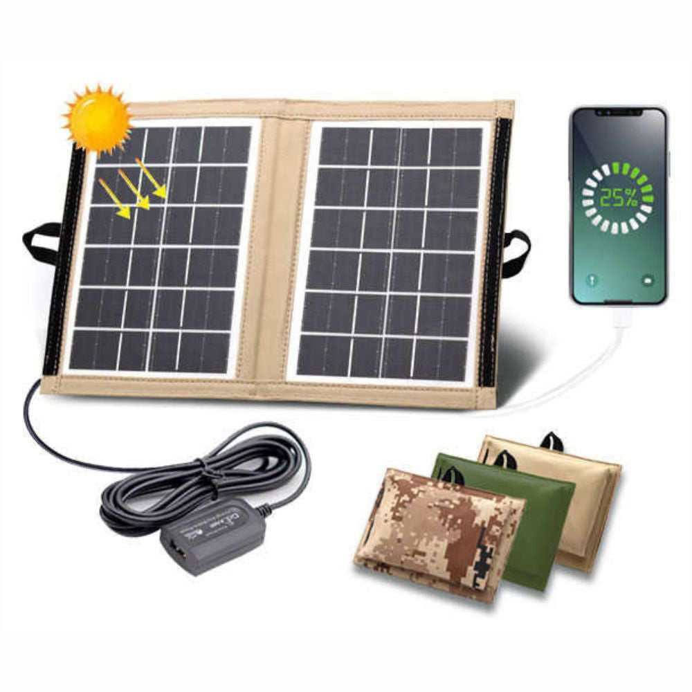 Panel Solar 6V 7W Puerto USB Cl-670