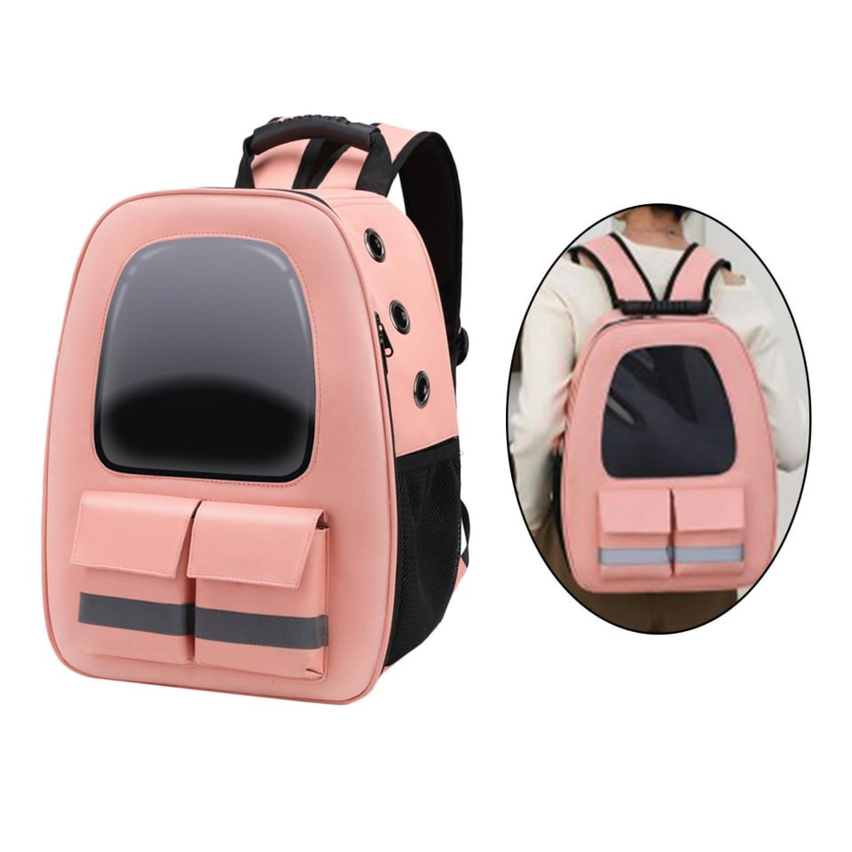 Mochila transpirable para transporte de mascotas