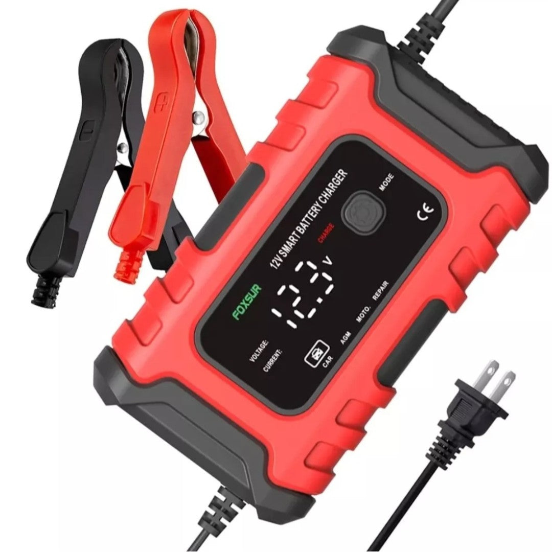 PowerCharge Pro™ – Cargador Inteligente para Baterías + Ratches (Rápido y Automático)