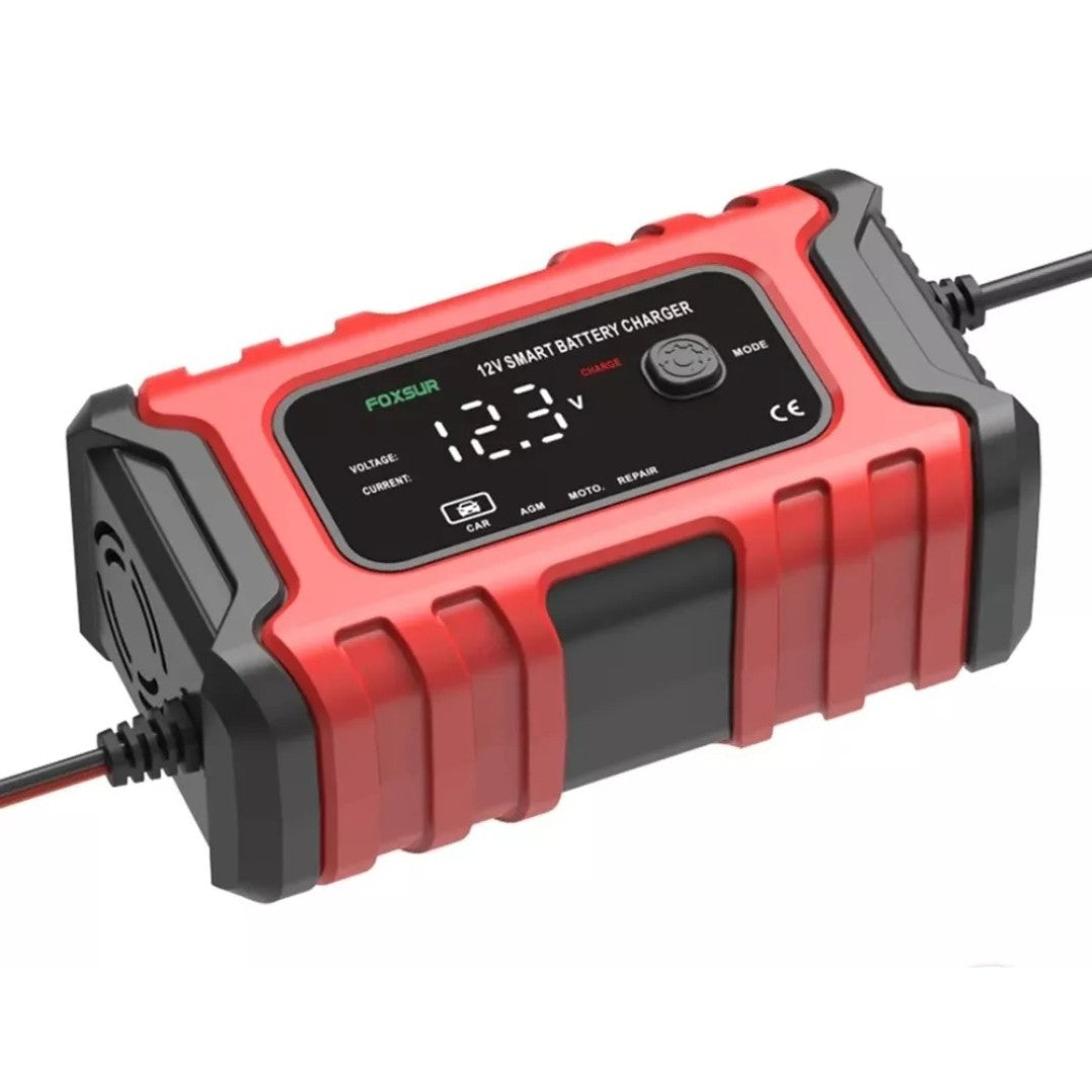 PowerCharge Pro™ – Cargador Inteligente para Baterías + Ratches (Rápido y Automático)