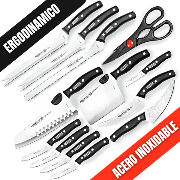 MiracleBlade™ – Set de Cuchillos Profesionales (13 Piezas)