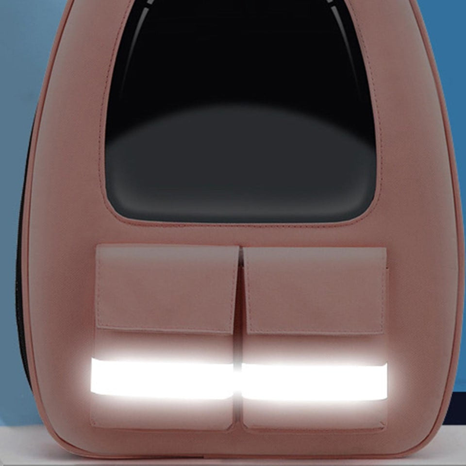 Mochila transpirable para transporte de mascotas