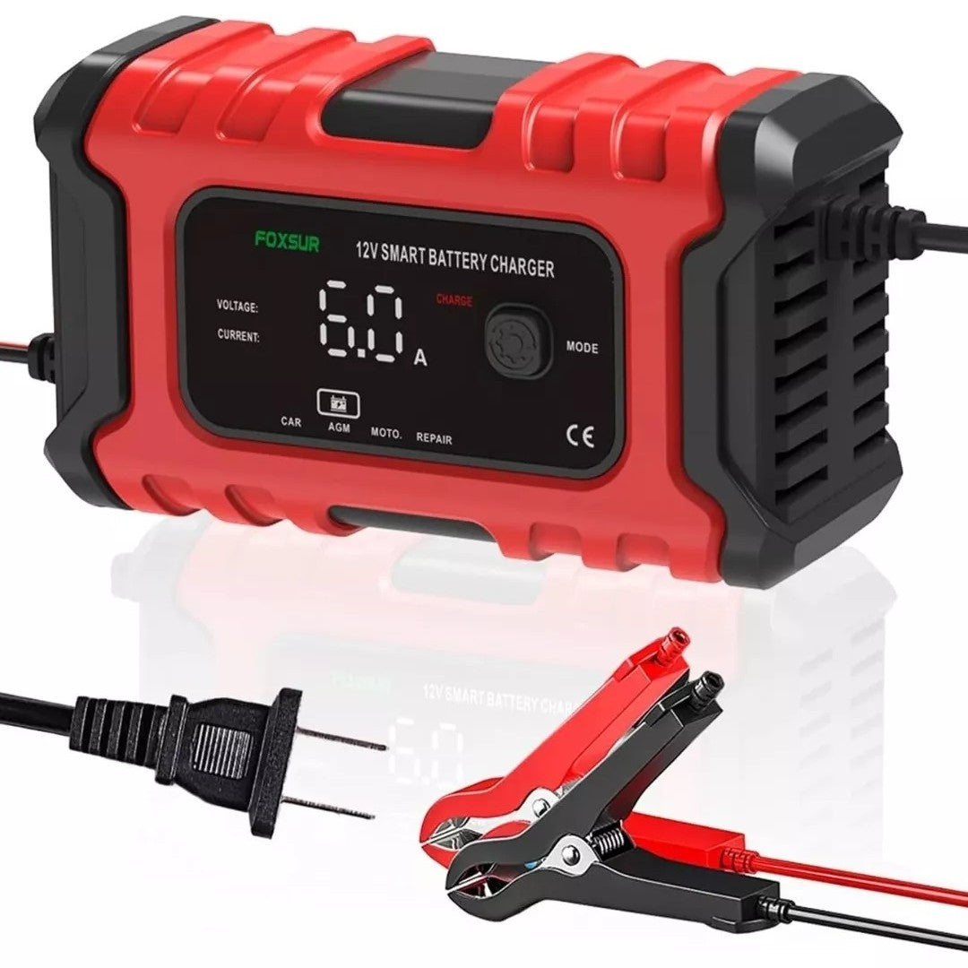 PowerCharge Pro™ – Cargador Inteligente para Baterías + Ratches (Rápido y Automático)